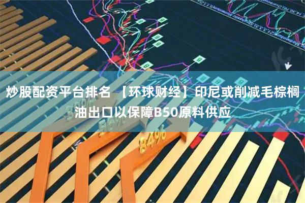 炒股配资平台排名 【环球财经】印尼或削减毛棕榈油出口以保障B50原料供应